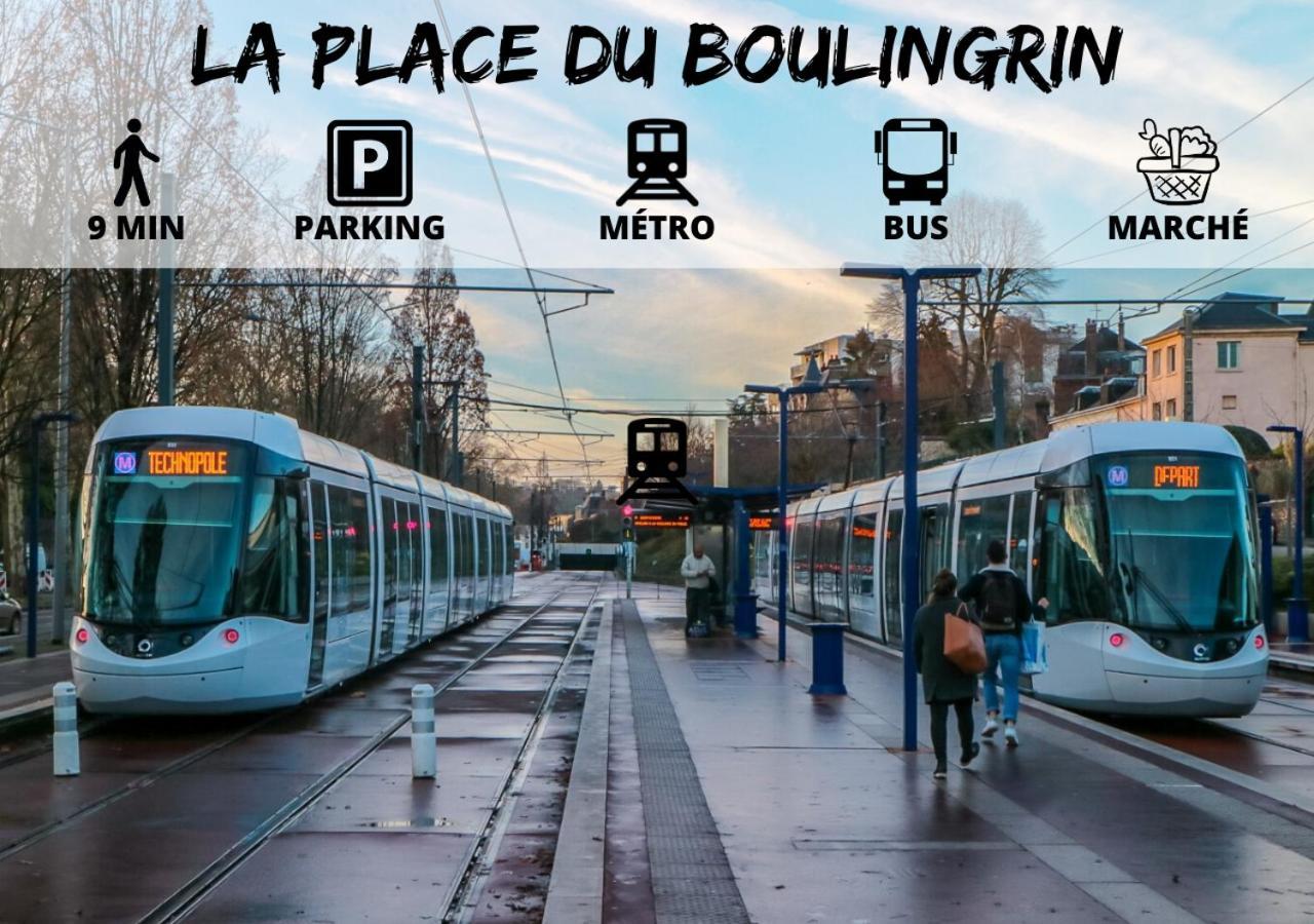 Apartament Cosy'Appart - La Rose Rouen Zewnętrze zdjęcie