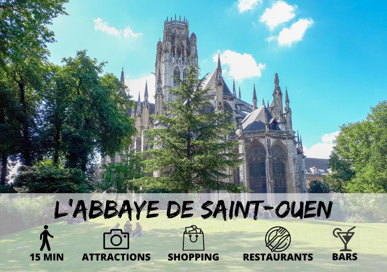 Apartament Cosy'Appart - La Rose Rouen Zewnętrze zdjęcie